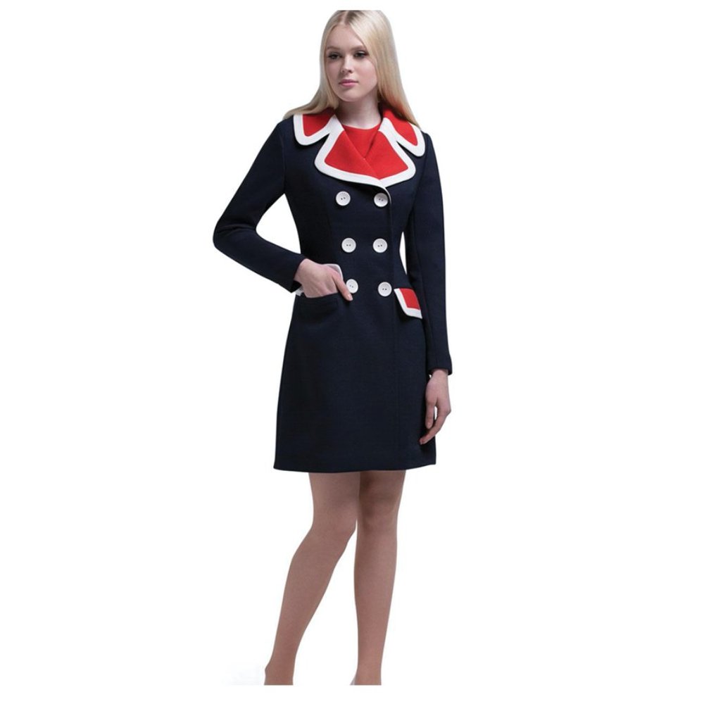 MARMALADE 60's Mod Autumn Double Breasted Coat
